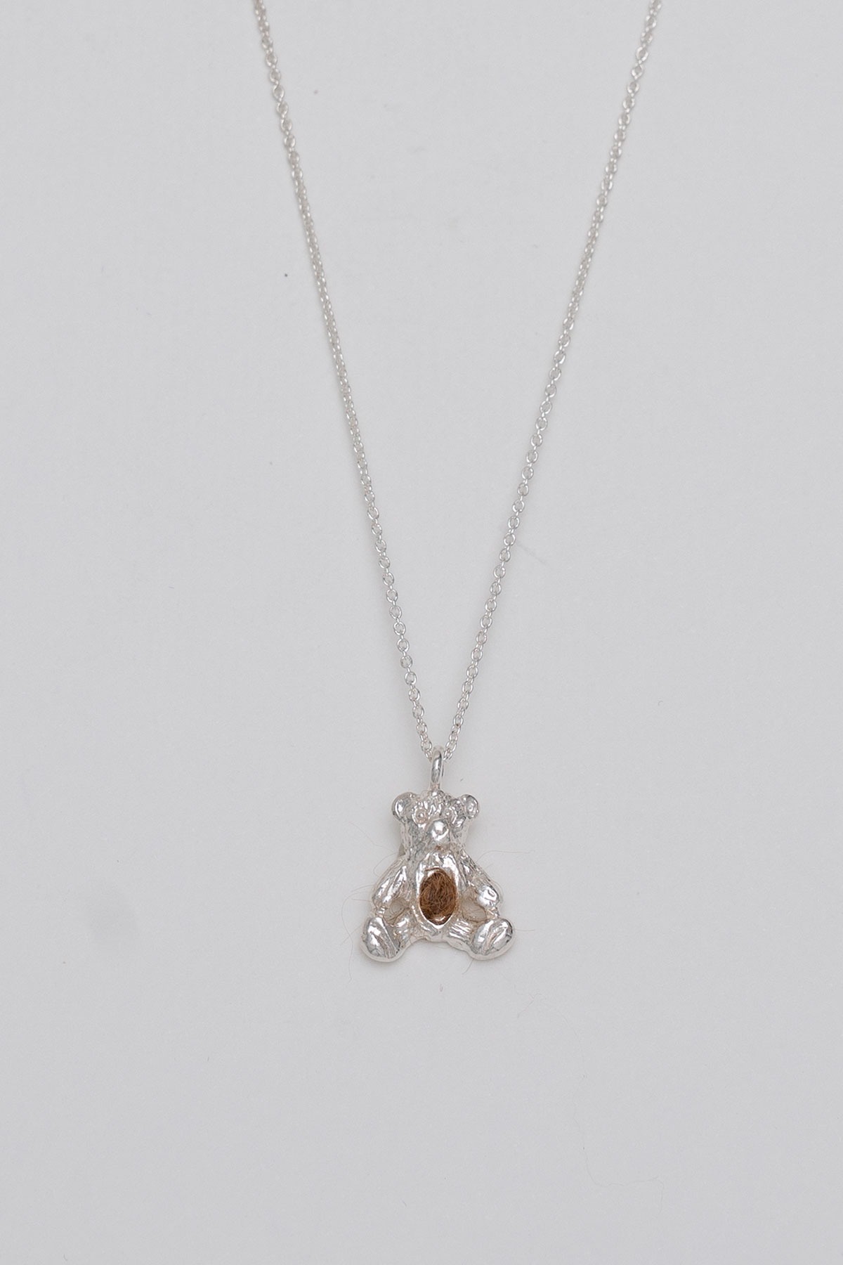 BABY BEAR NECKLACE [SILVER]