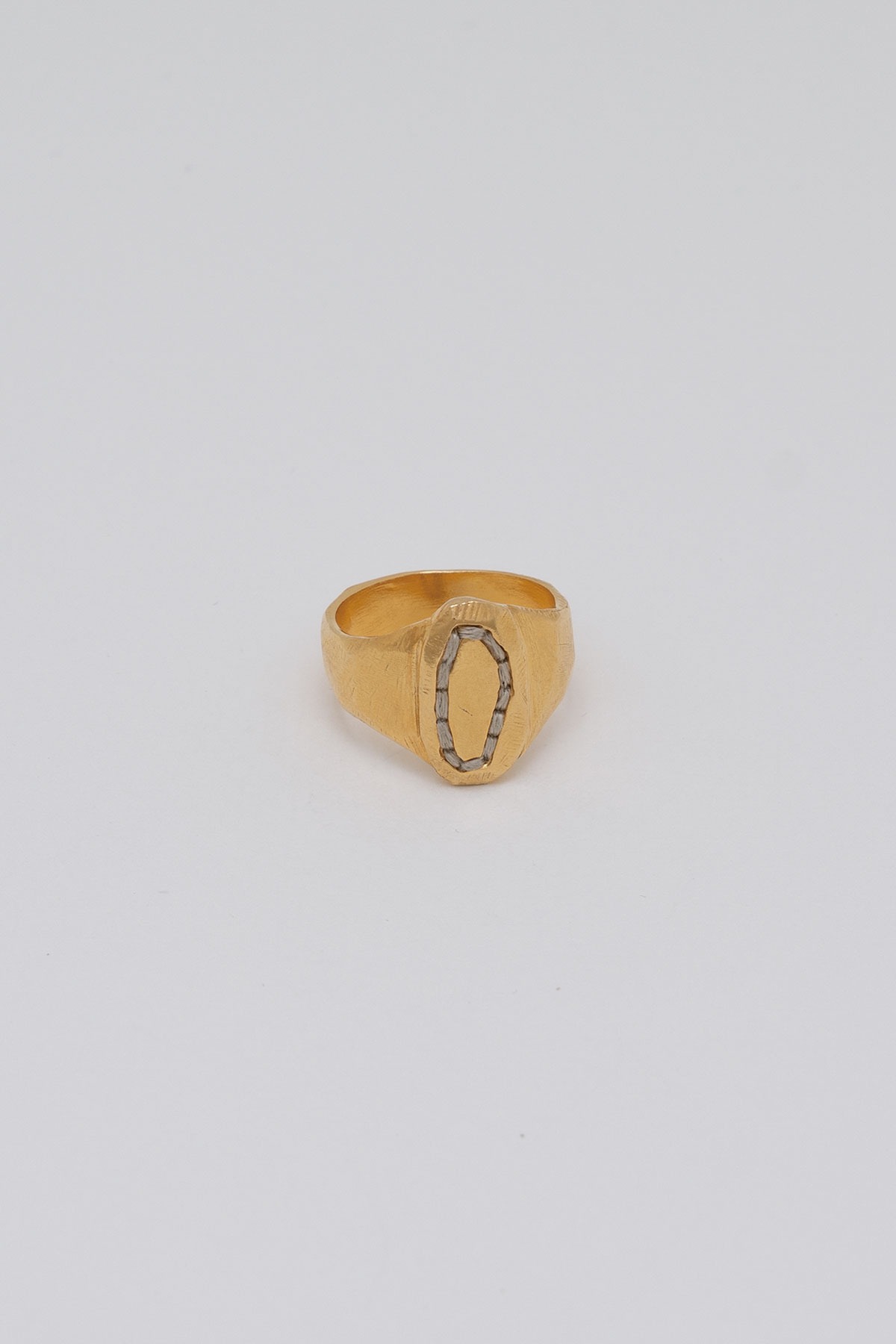 OVAL PEBBLE RING [GOLD]