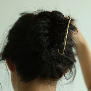 Twig hairpin (embroidery)