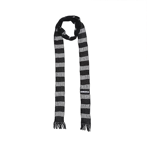 Thin scarf [black]